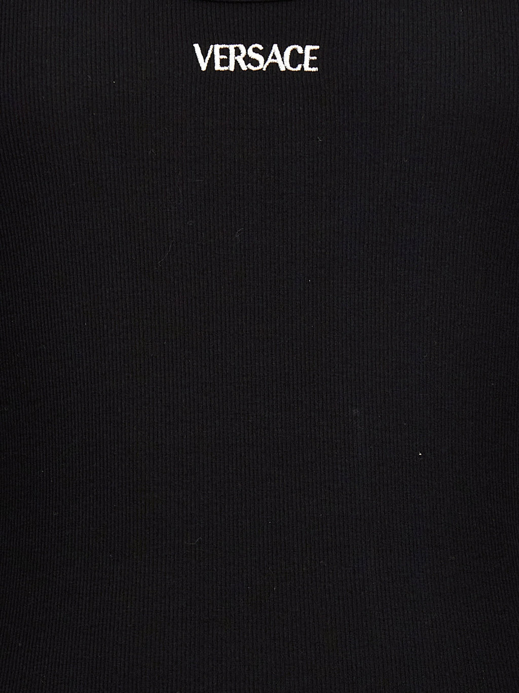 Versace Logo Embroidery Tank Top