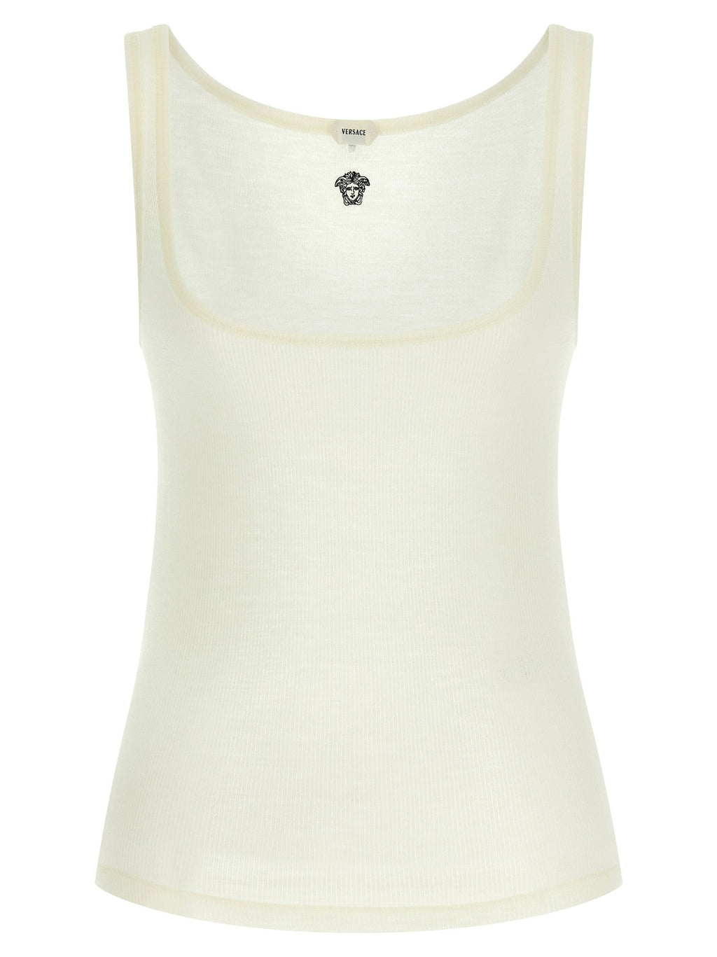 Versace La Medusa Embroidery Top