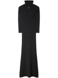 Off White High-neck long dress