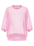Nude Semi-sheer Cotton Sweater