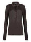 Tom Ford |100%Silk/Button:100%Mother of Pearl|100%Silk/Button:100%Mother of Pearl Silk polo shirt