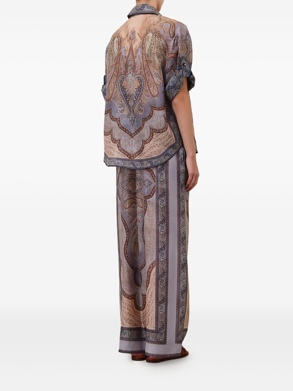 Zimmermann Wanderlust silk trousers