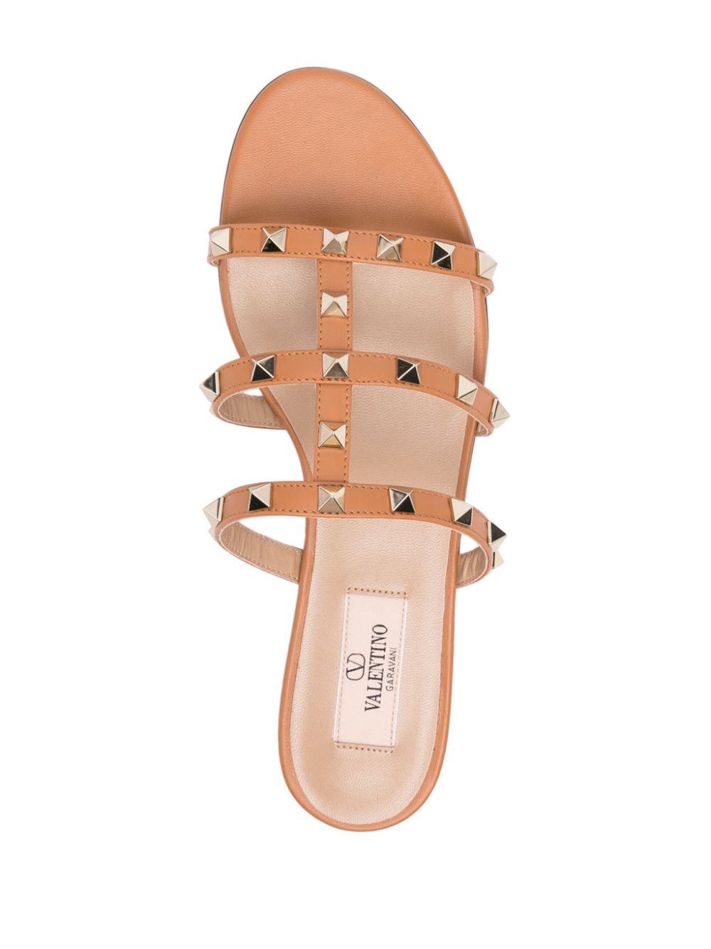 Valentino Garavani Rockstud Flat Slide Sandal