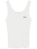 Chloé ChloÃ© Logo cotton top
