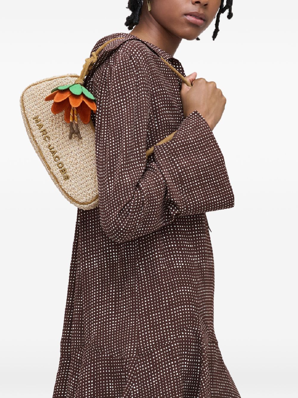 Marc Jacobs The Shoulder Bag rafia bag