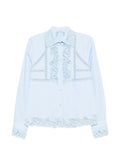 Ermanno Scervino Embroidered cotton shirt