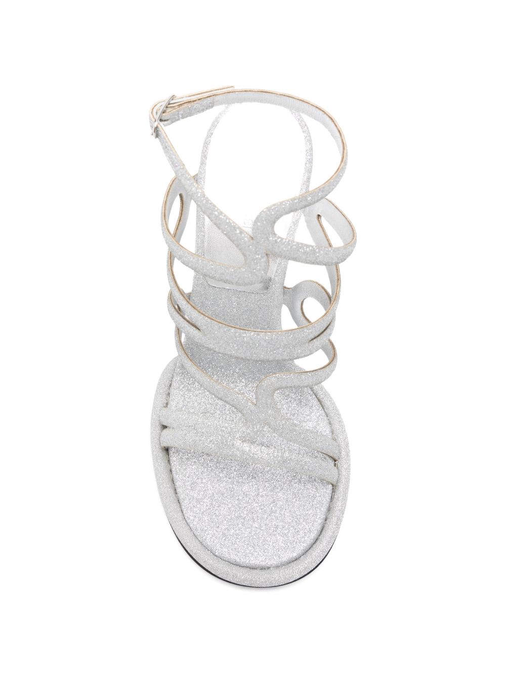 SERGIO ROSSI Sandals SILVER