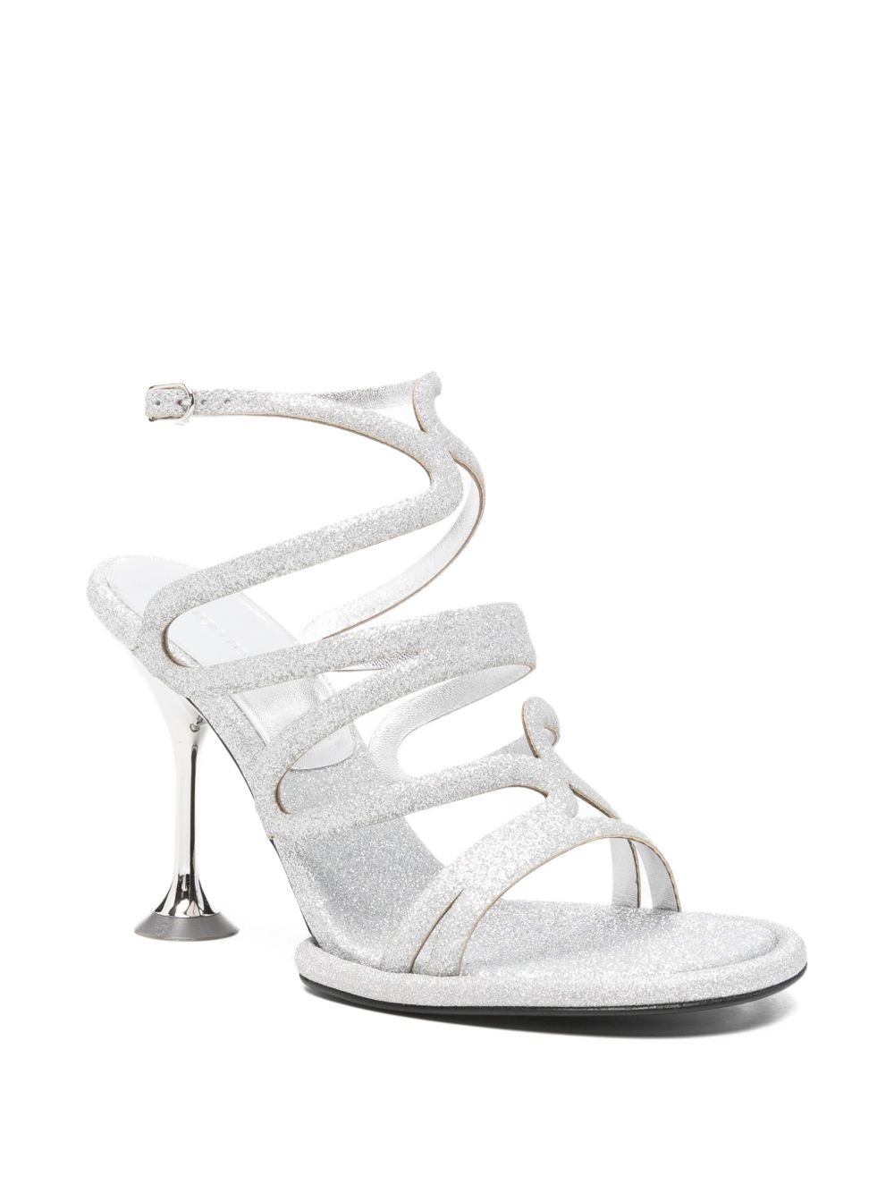 SERGIO ROSSI Sandals SILVER