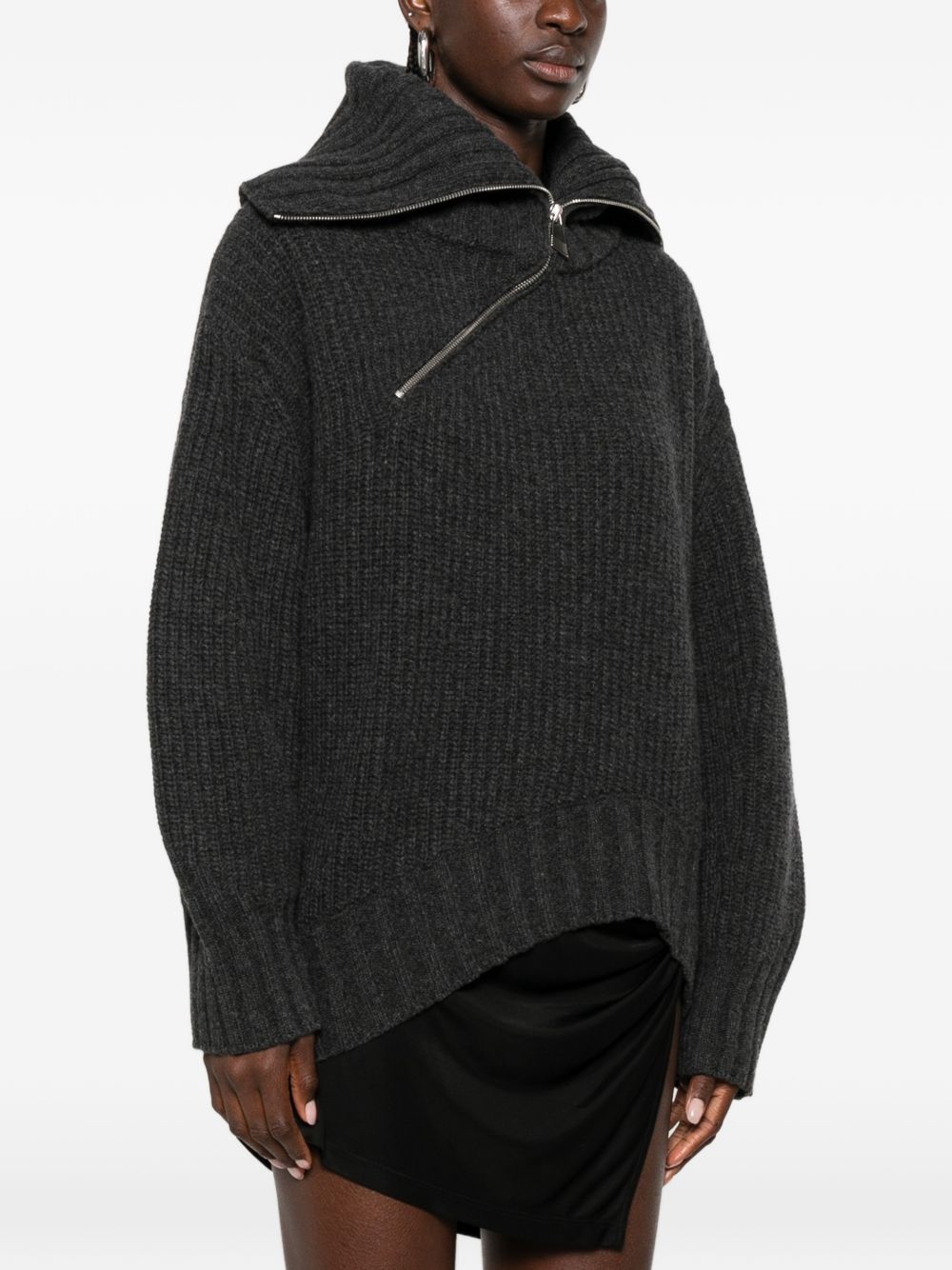 THE ATTICO Sweaters DARK GREY