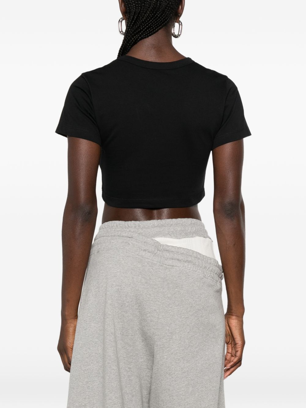 THE ATTICO T-shirts and Polos BLACK