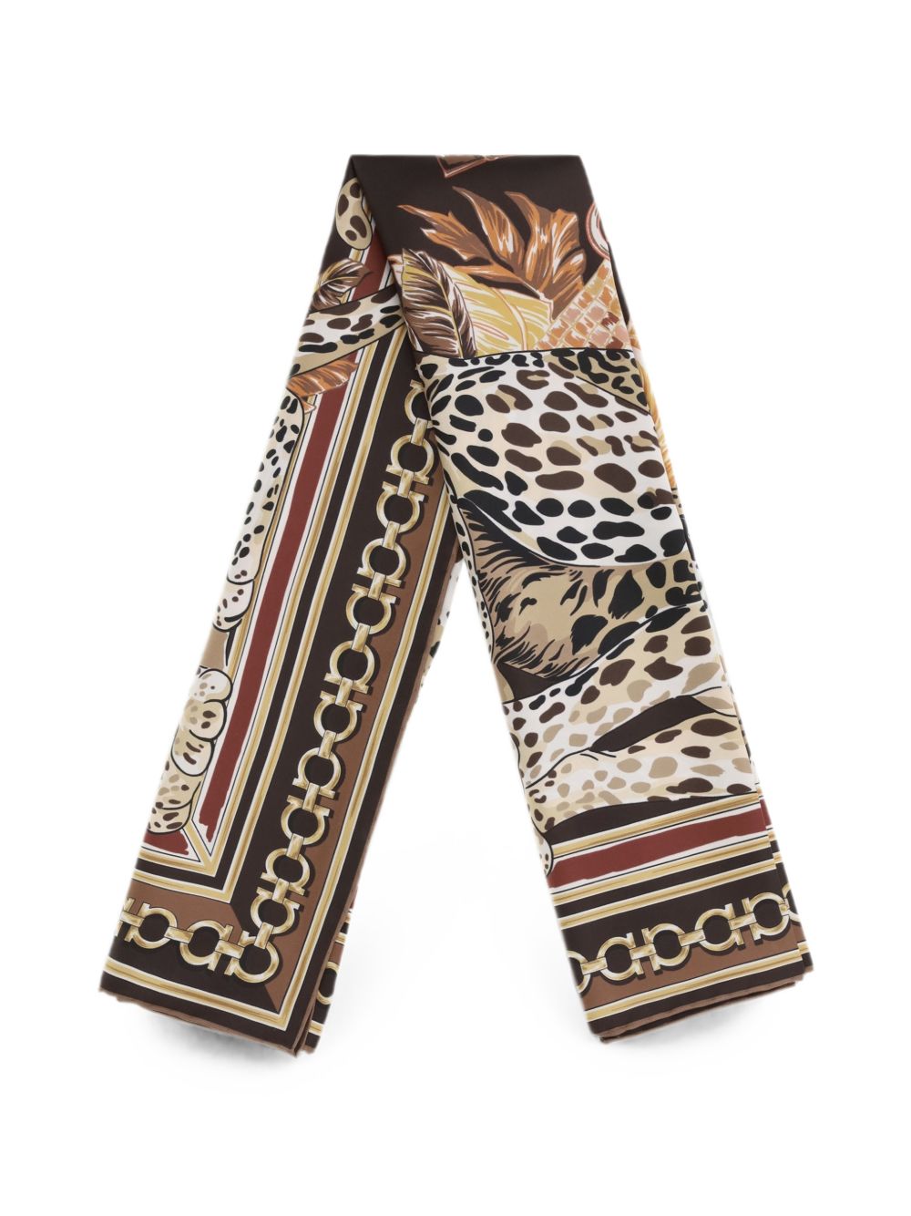 Ferragamo Scarfs BROWN