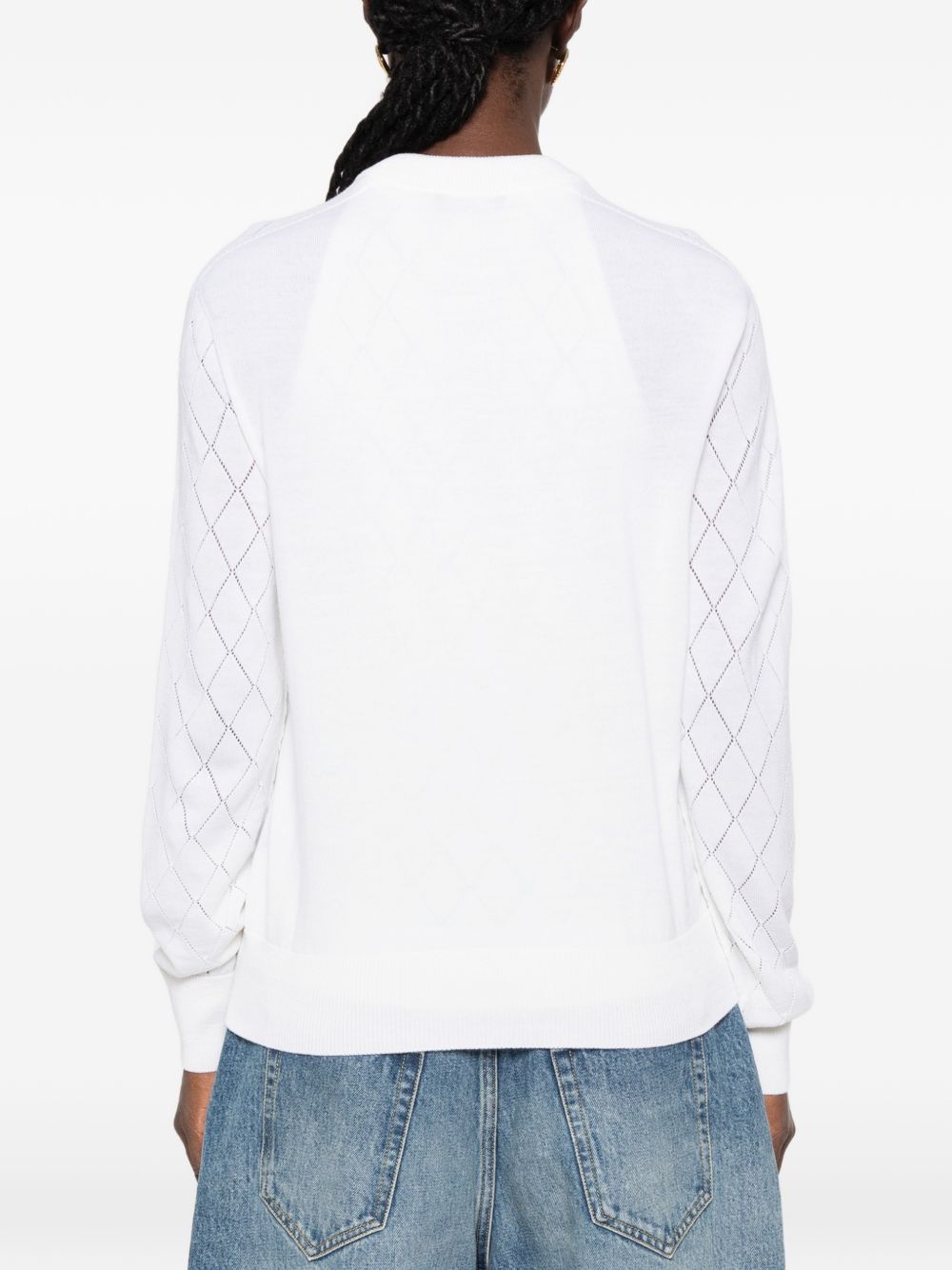 Balmain Sweaters WHITE