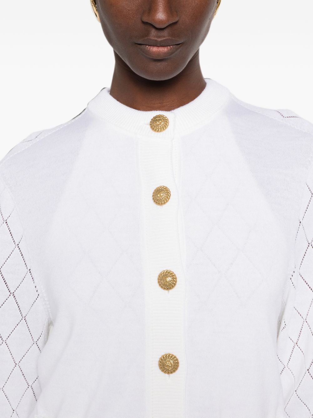 Balmain Sweaters WHITE