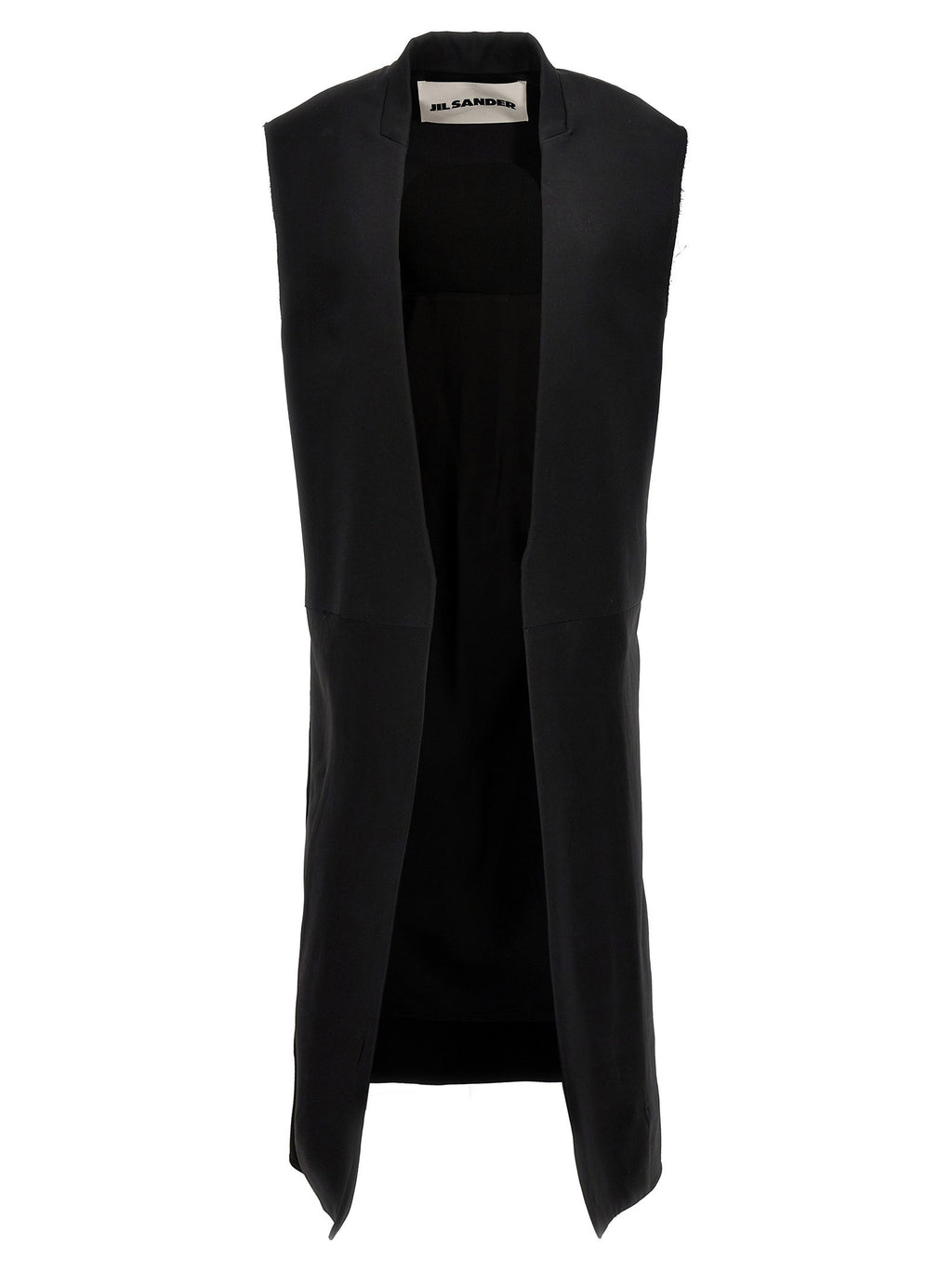 Jil Sander Two-material Long Vest
