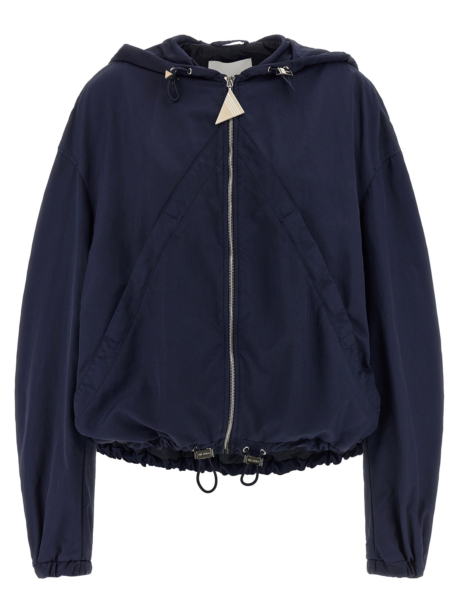 The Attico Hooded Bomber Jacket
