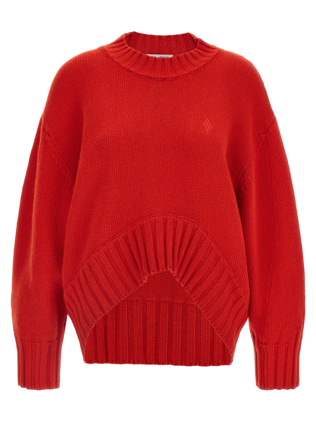 The Attico Asymmetrical Hem Sweater