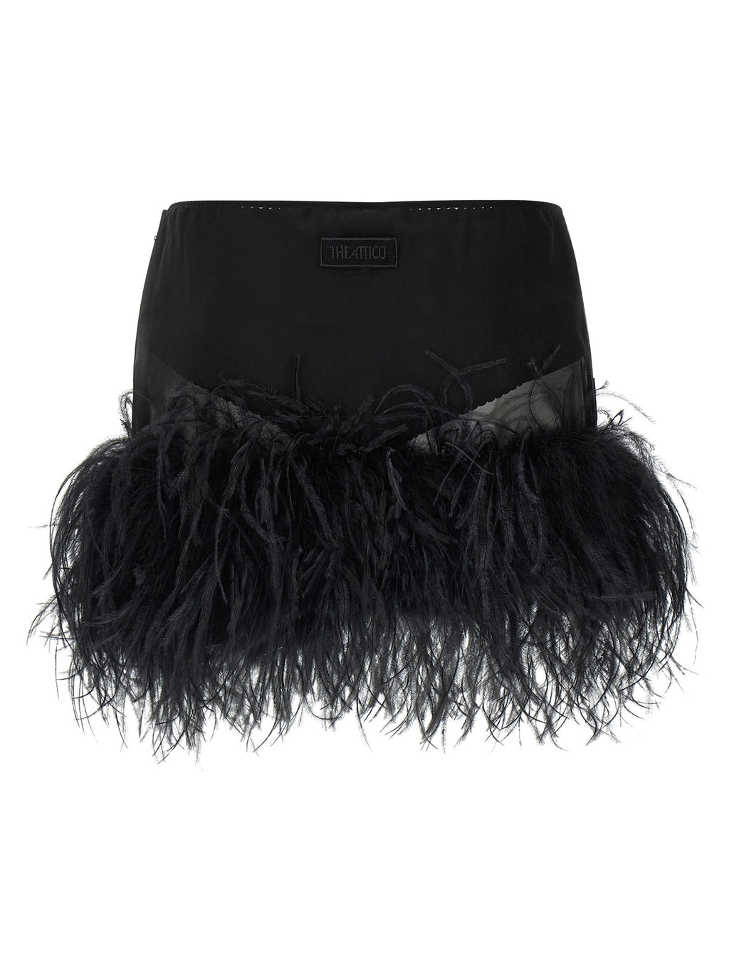 The Attico Feather Skirt