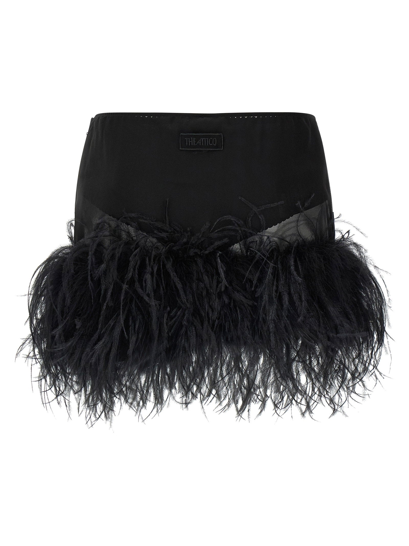 The Attico Feather Skirt