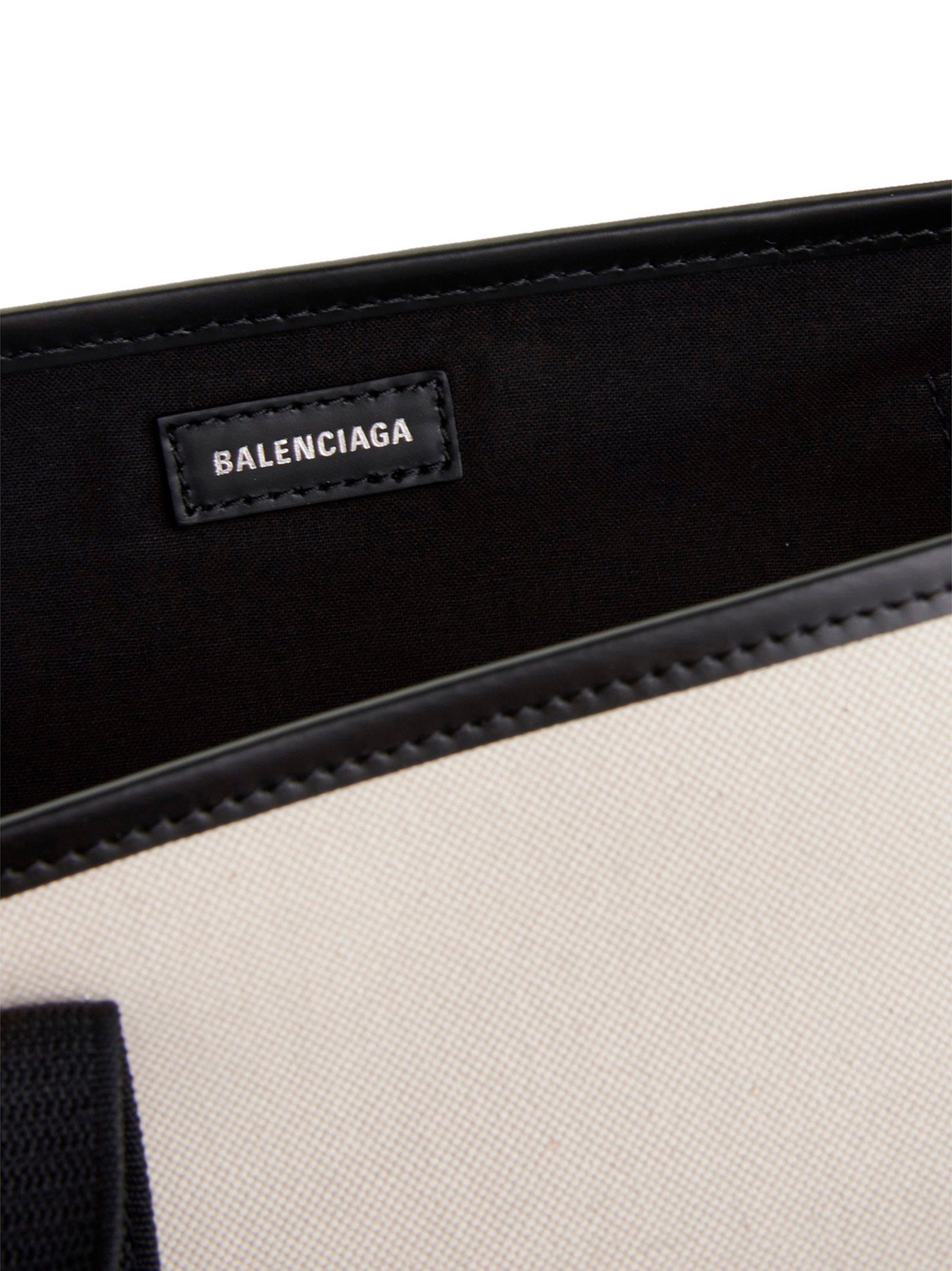 Balenciaga Navy Cabas Small Shopping Bag
