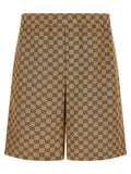 Gg Supreme Bermuda Shorts - Gucci Lido Line