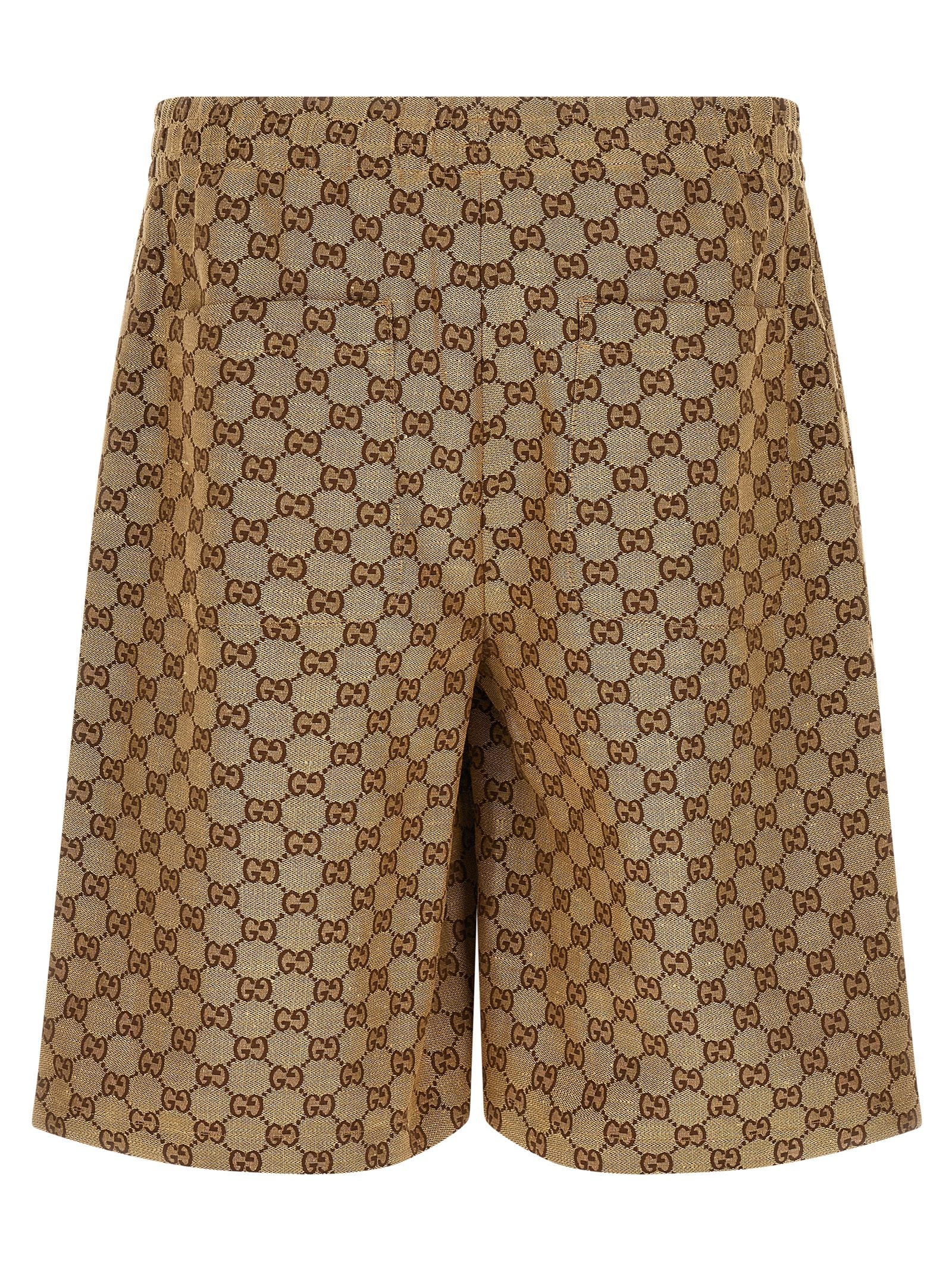 Gg Supreme Bermuda Shorts - Gucci Lido Line