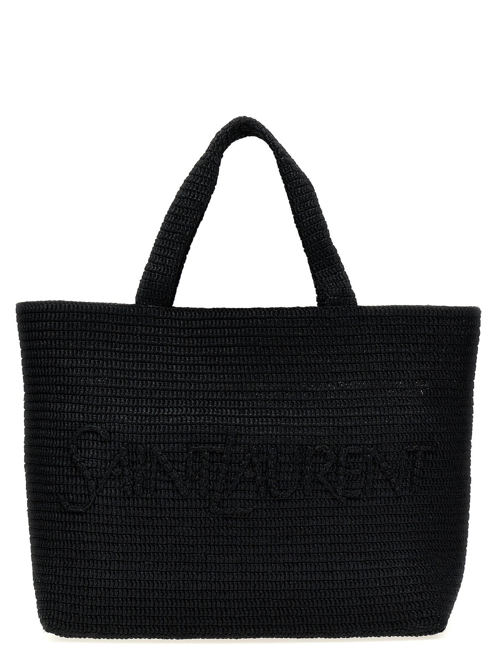 Saint Laurent Rafia Tote Bag