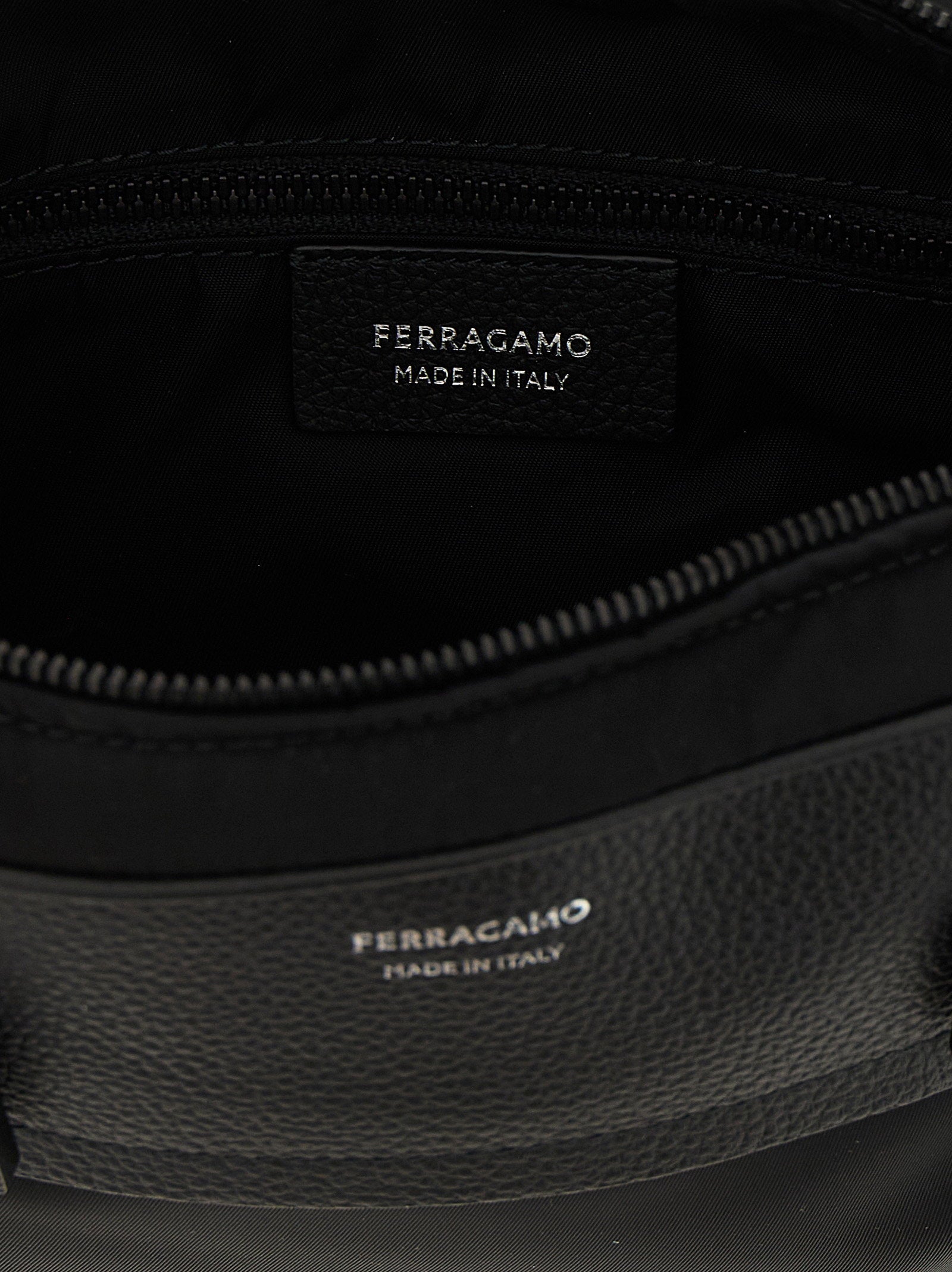 Ferragamo Twins Nylon Crossbody Bag