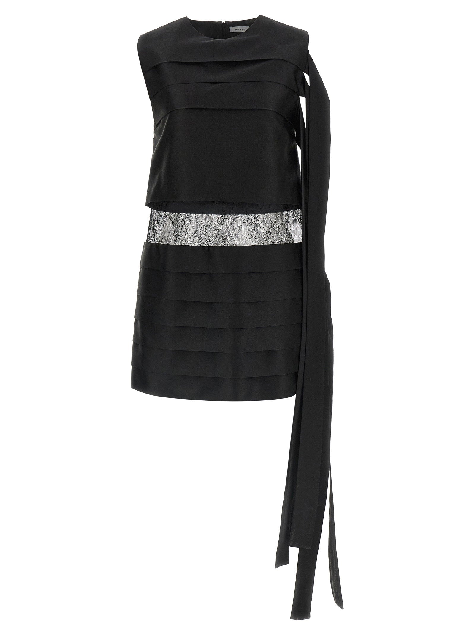 Ferragamo Lace Insert Dress