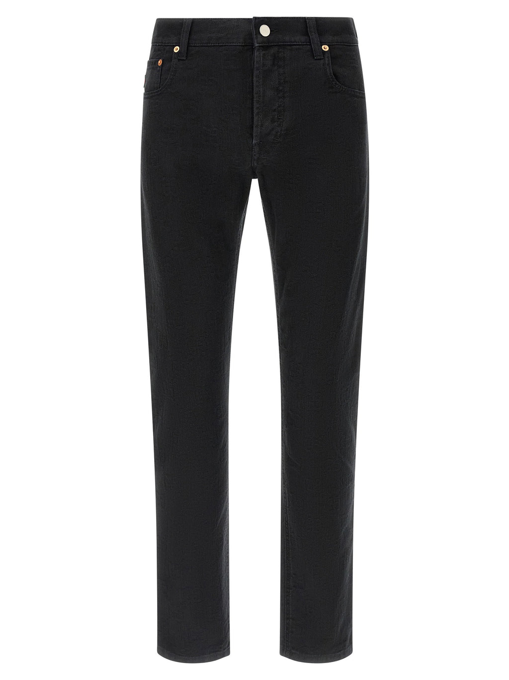 Gucci Gg Jacquard Denim Jeans