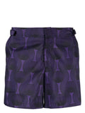Ozwald Boateng Printed swim shorts