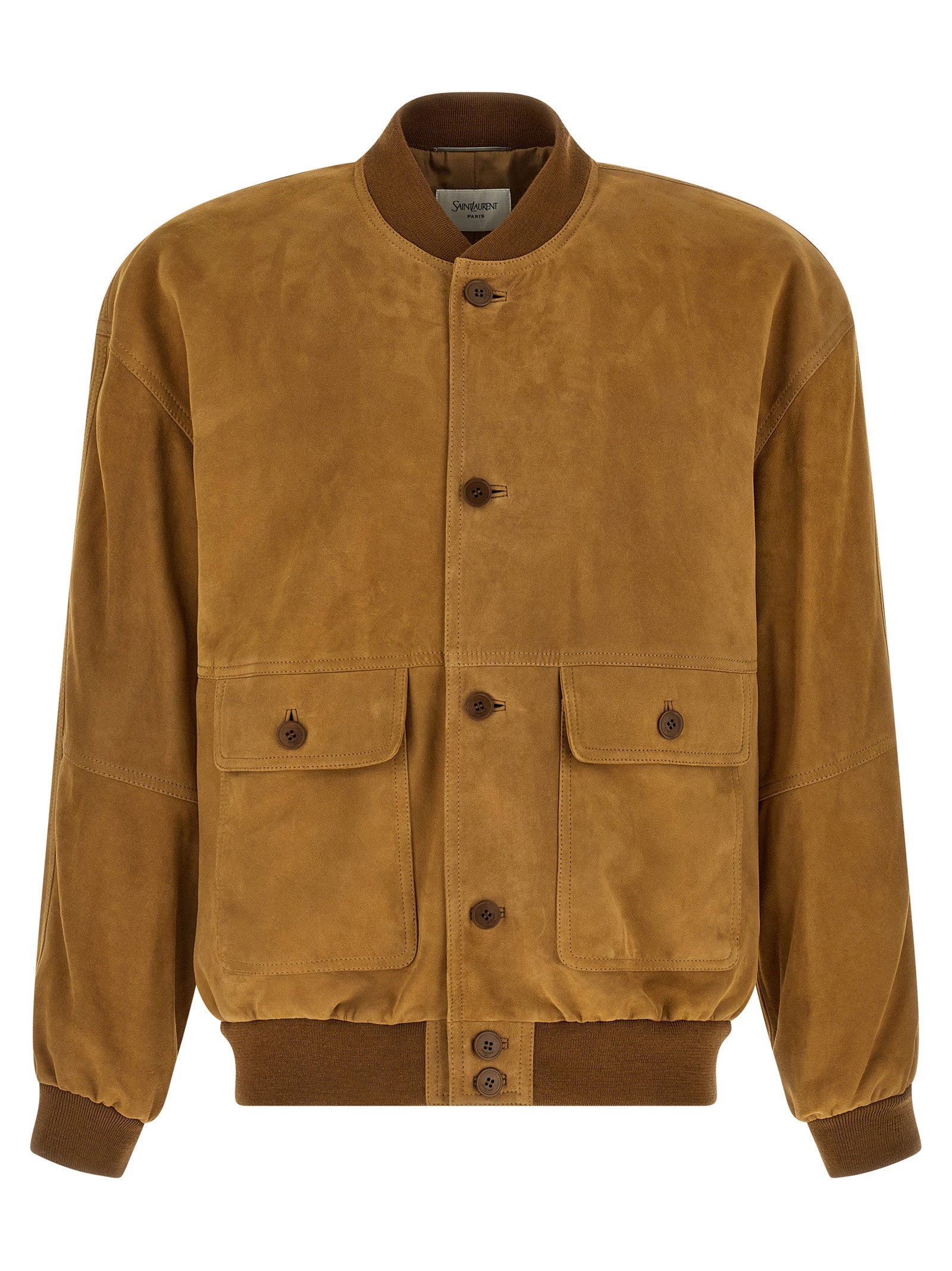 Saint Laurent Suede Bomber Jacket