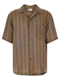 Saint Laurent Cassandre Striped Shirt