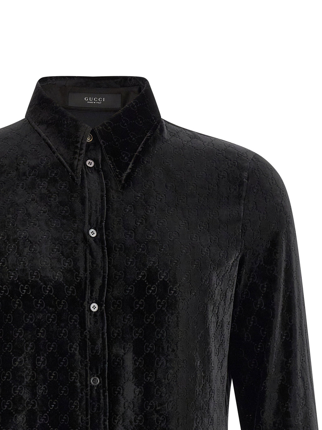 Gucci Gg Velvet Shirt
