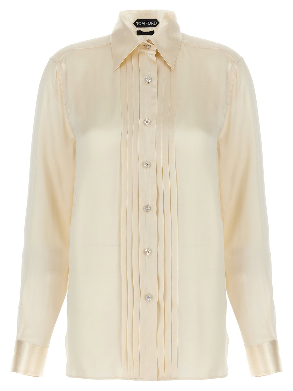 Tom Ford Pleated Plastron Shirt