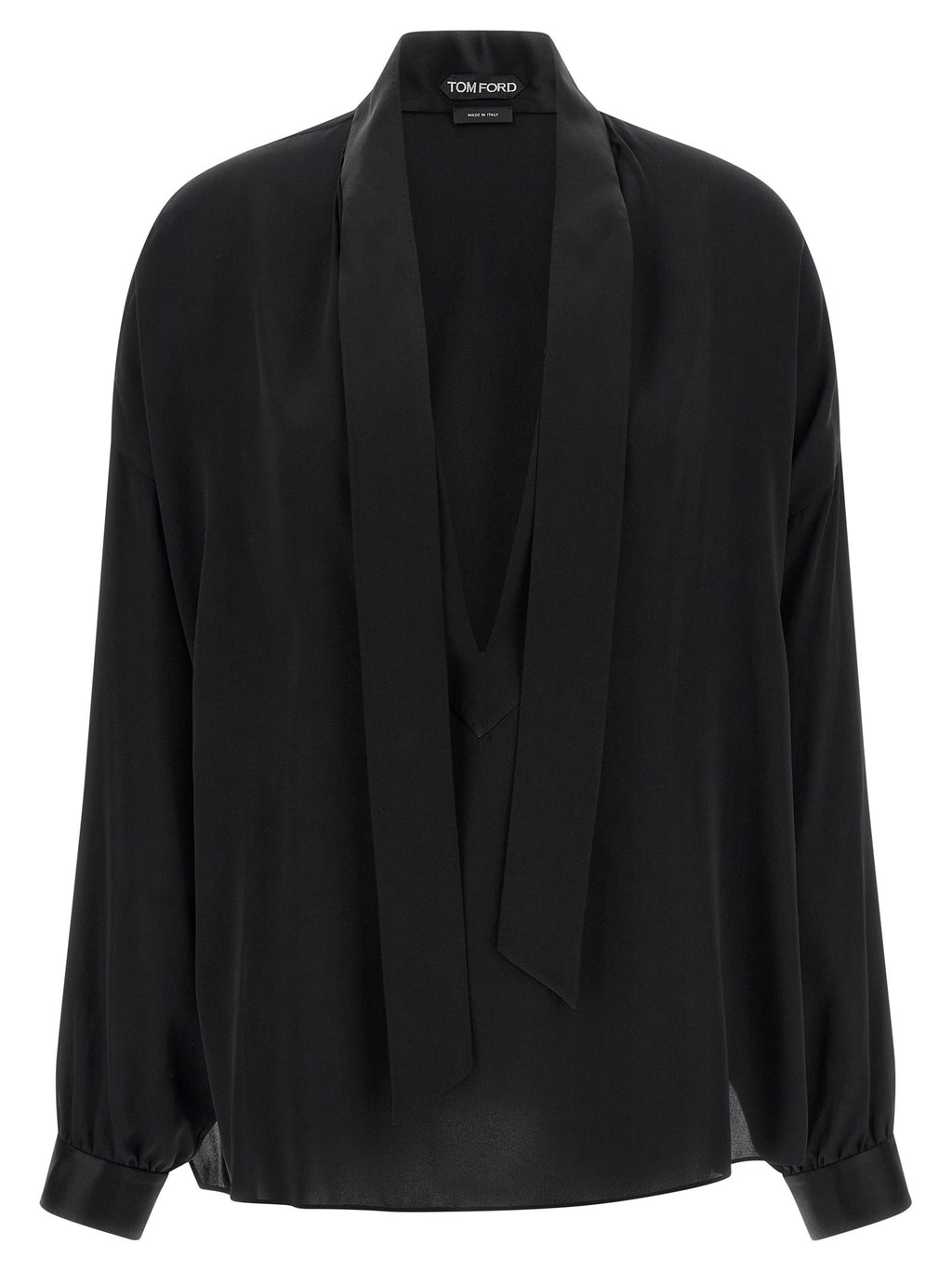 Tom Ford Lavallière Neck Blouse