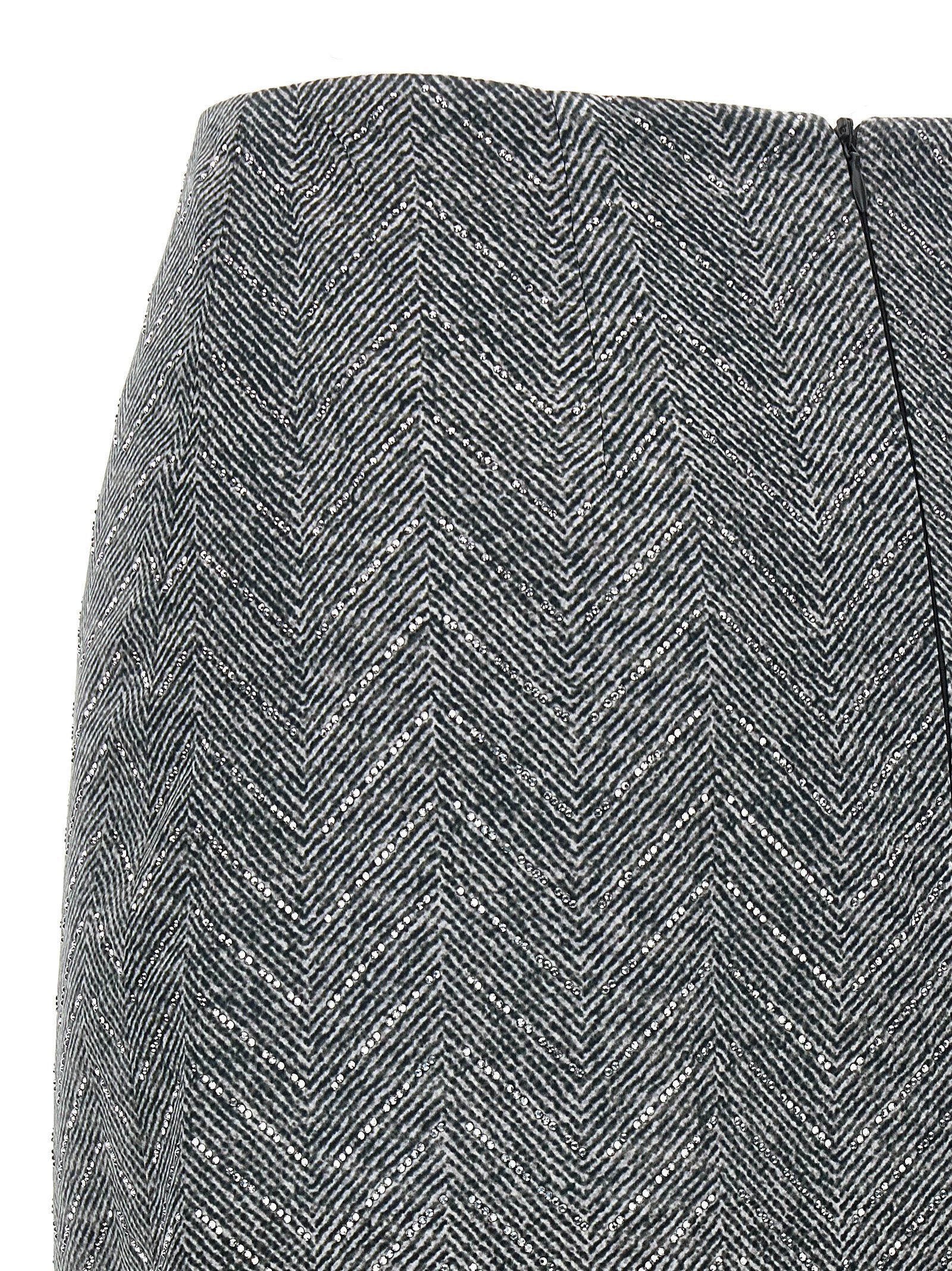 Ermanno Scervino Rhinestone Skirt