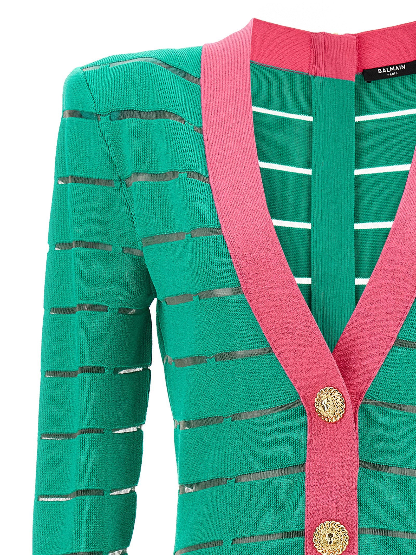 Balmain Two-tone Knit Dress