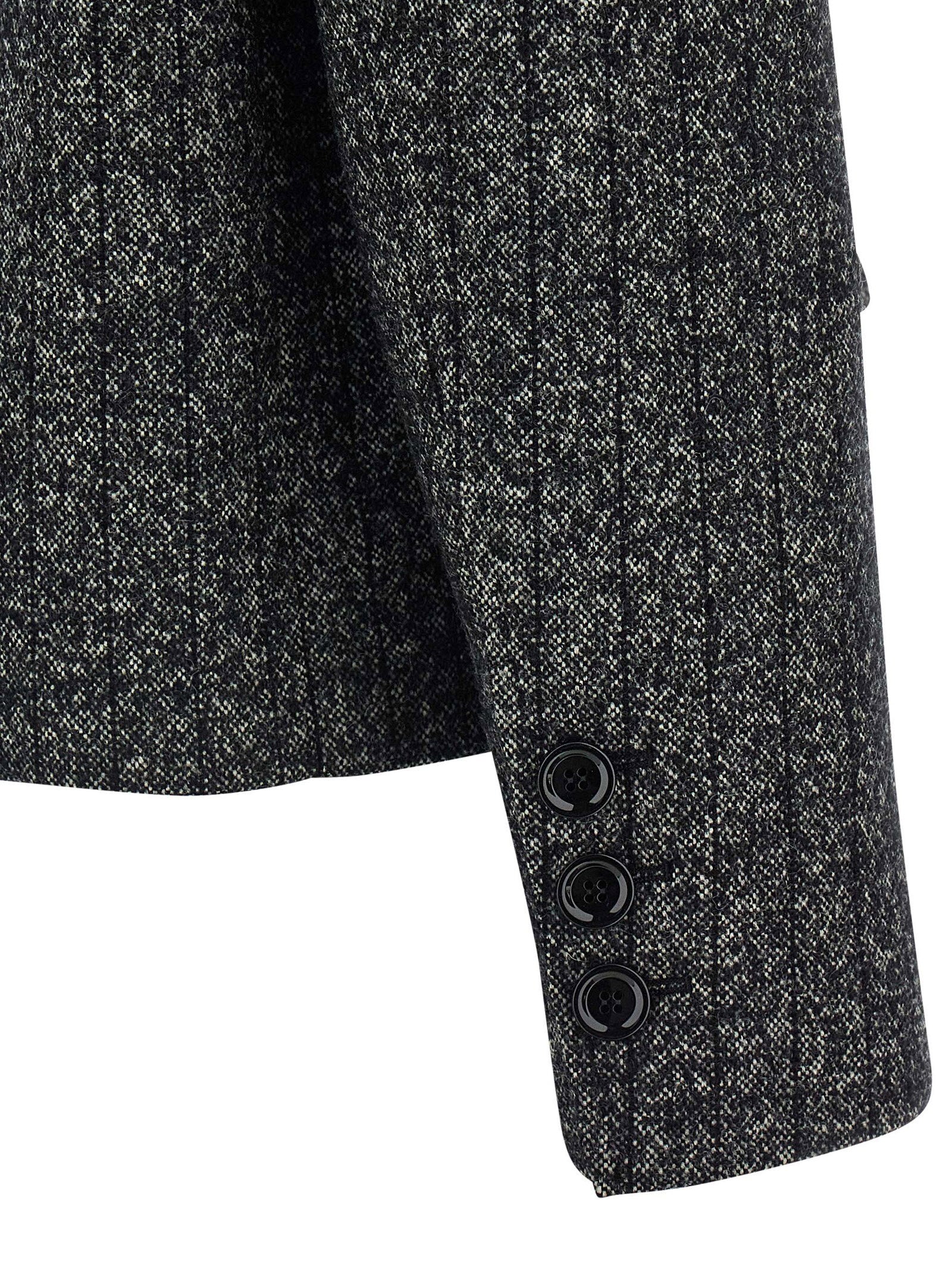 Dolce & Gabbana Striped Wool Blazer