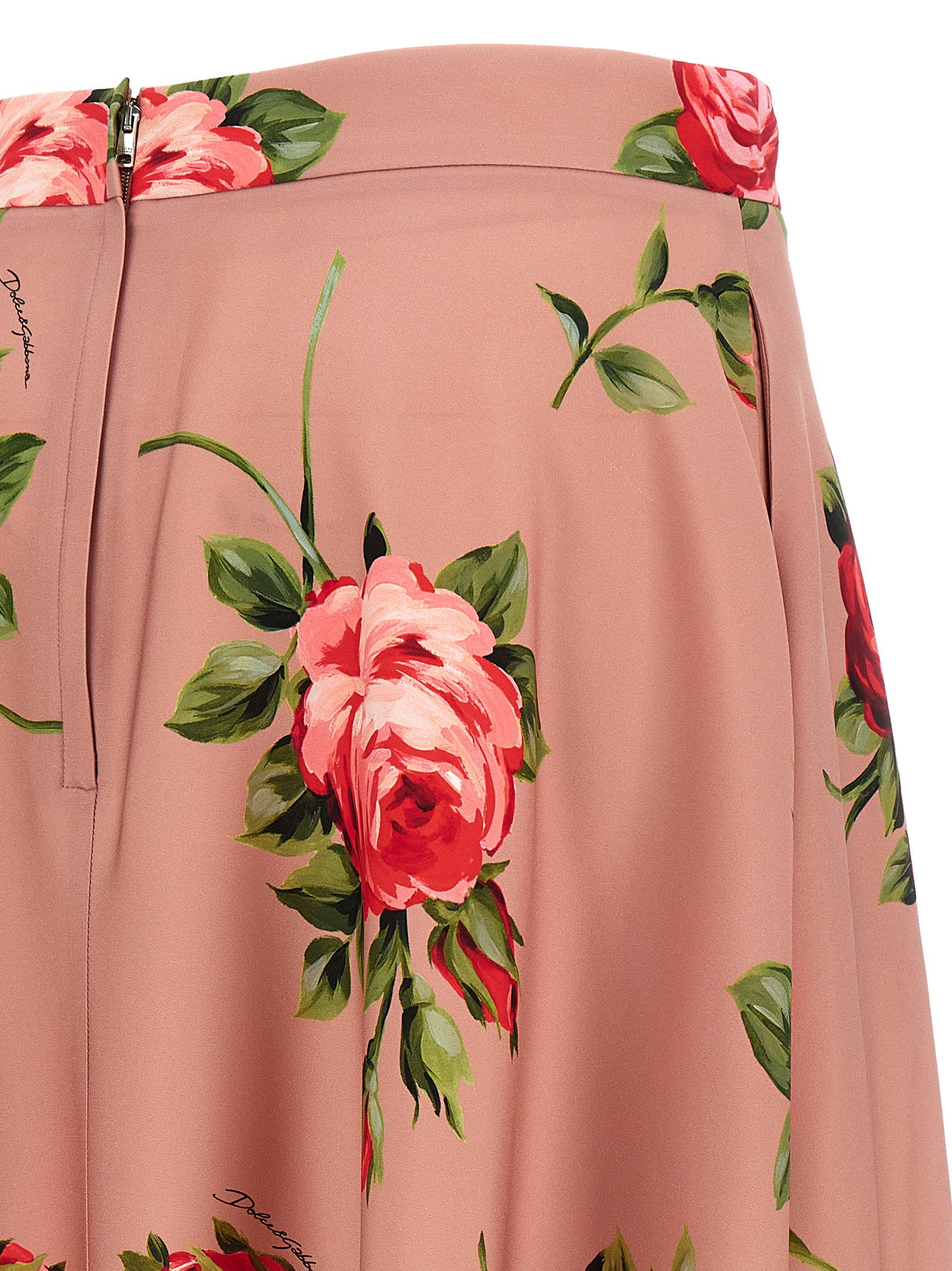 Dolce & Gabbana Bouquet Rose Skirt