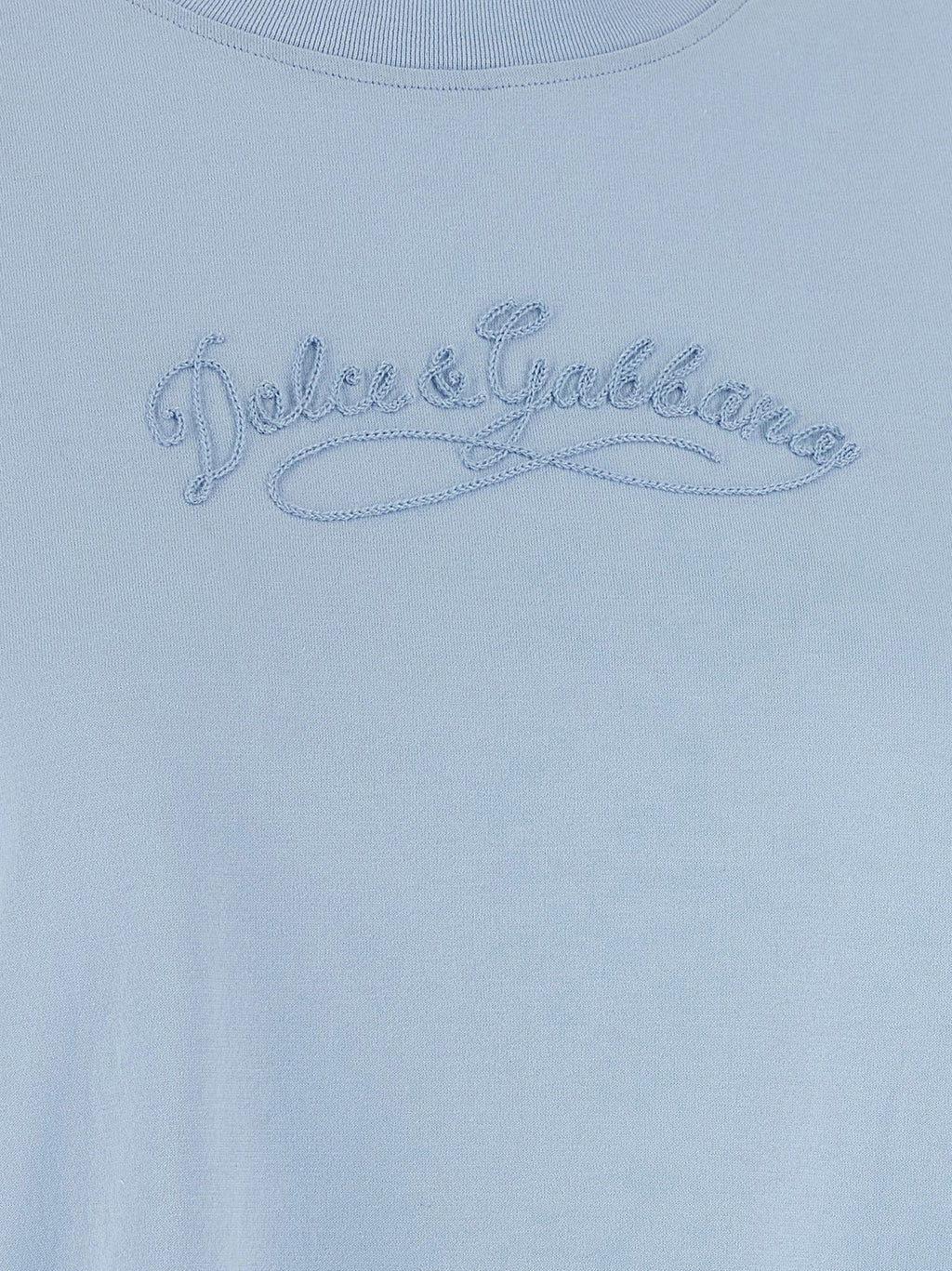 Dolce & Gabbana Chain Embroidery T-shirt
