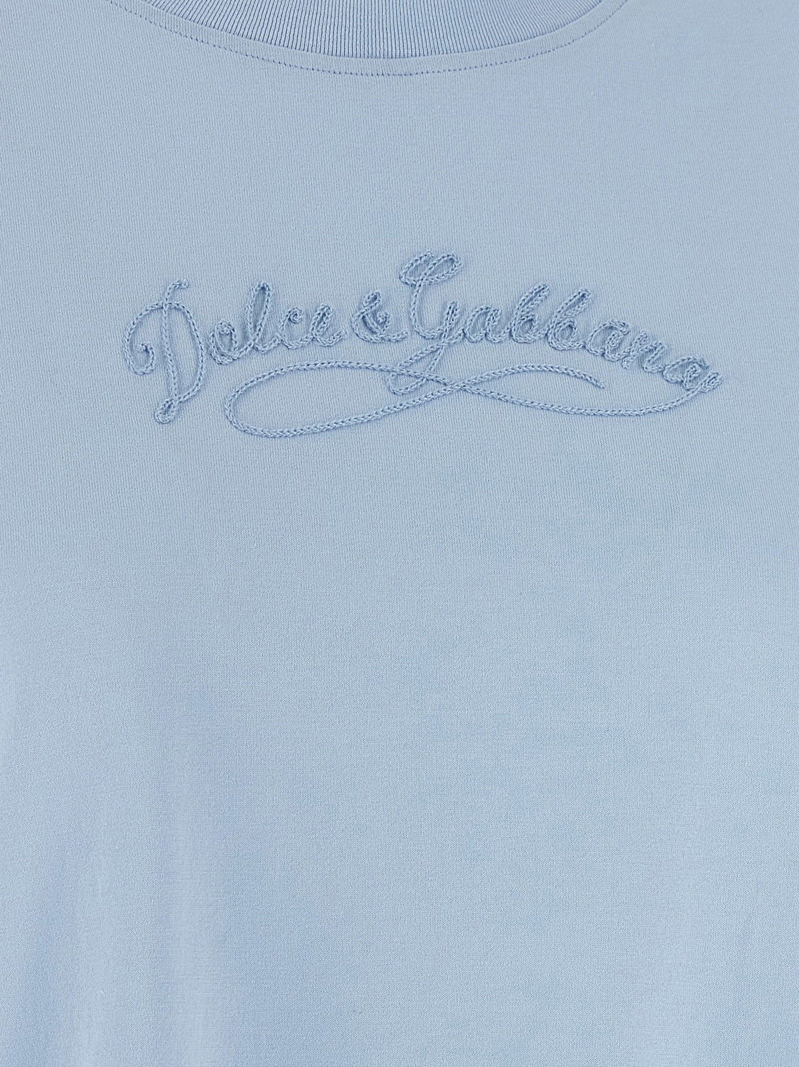 Dolce & Gabbana Chain Embroidery T-shirt