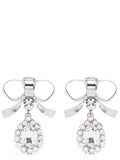 Alessandra Rich Metal Bow Earrings