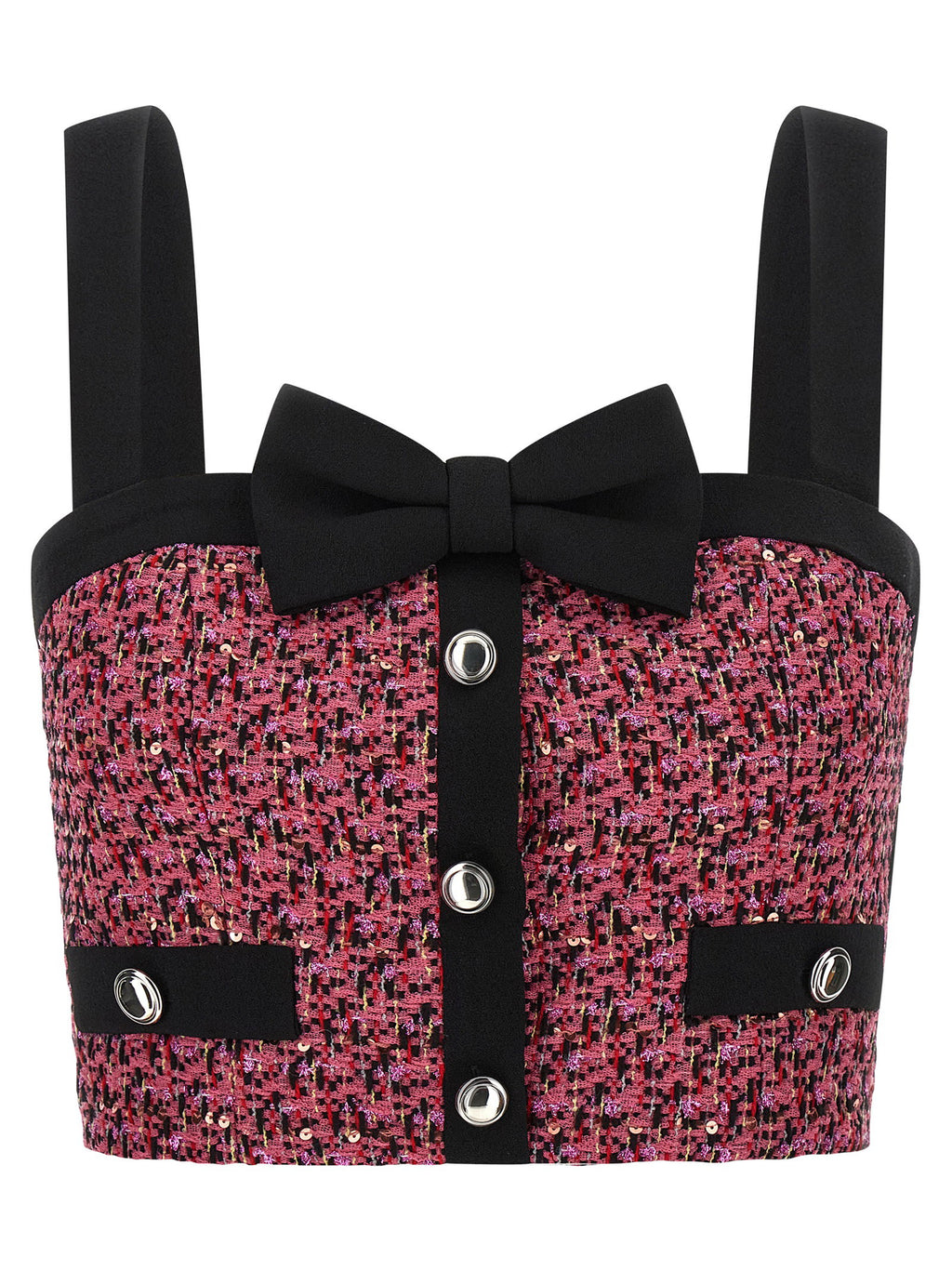 Alessandra Rich Tweed Top