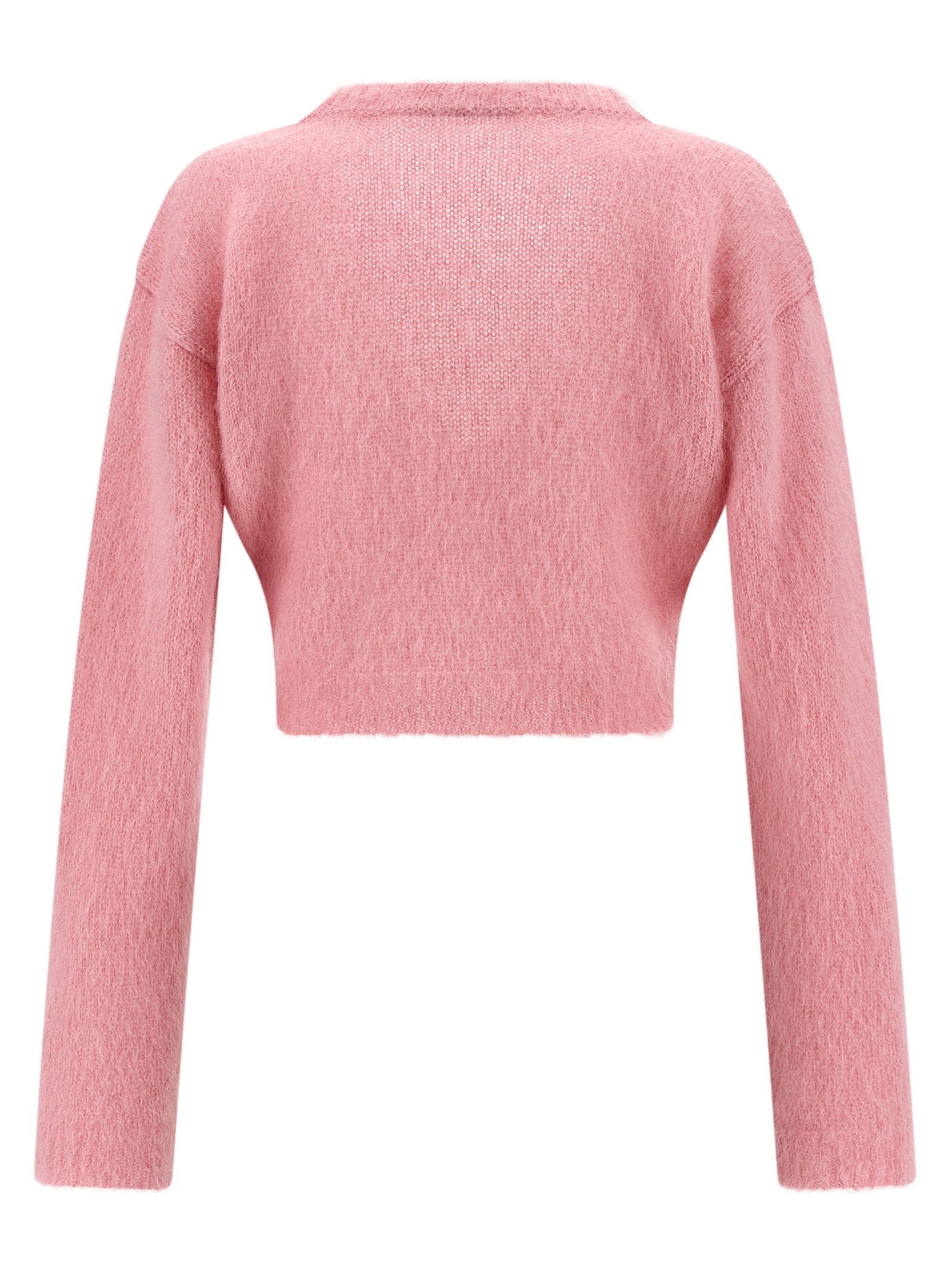 Alessandra Rich Carded Mohair Cardigan