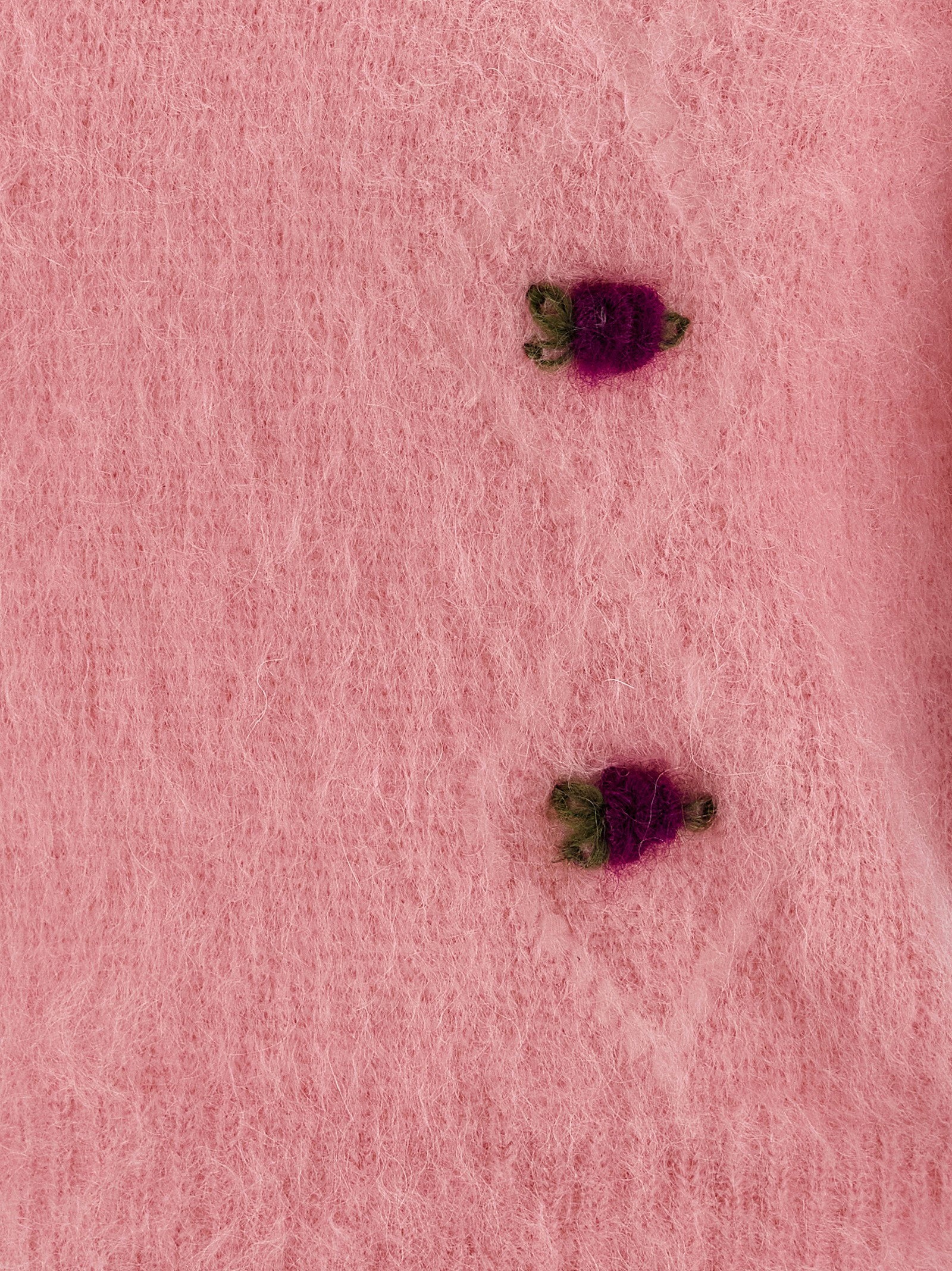 Alessandra Rich Carded Mohair Sweater