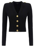 Balmain Twisted Knit Cardigan