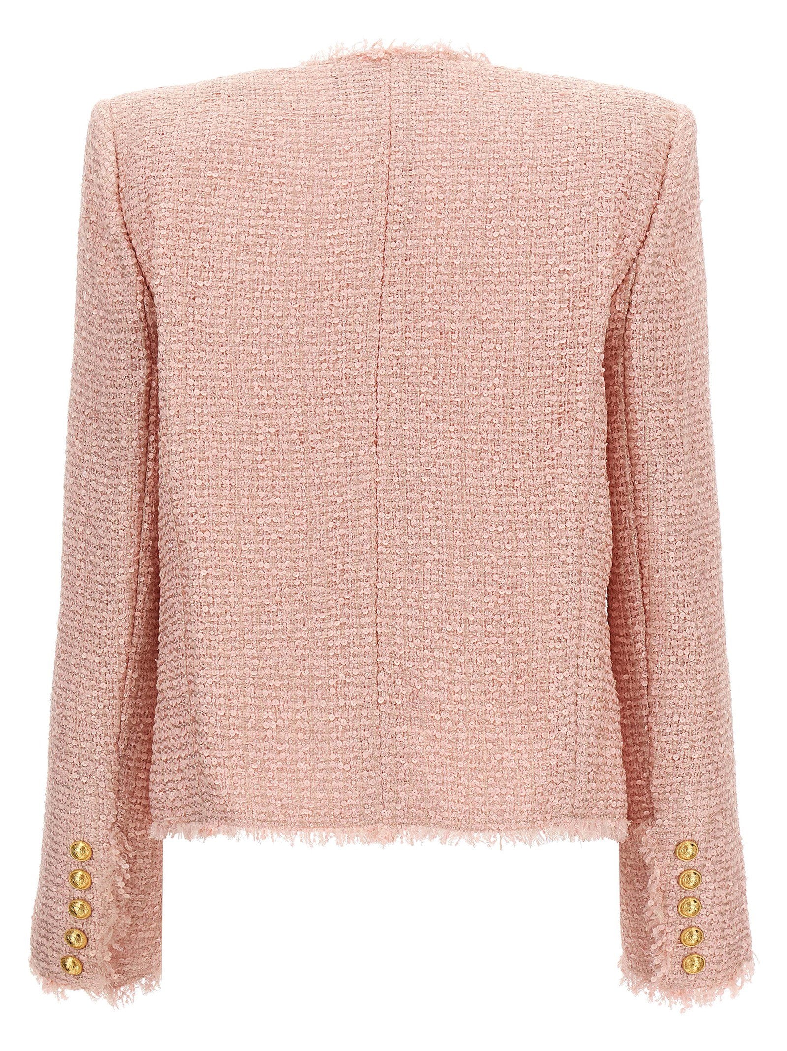 Balmain Sequin Tweed Blazer