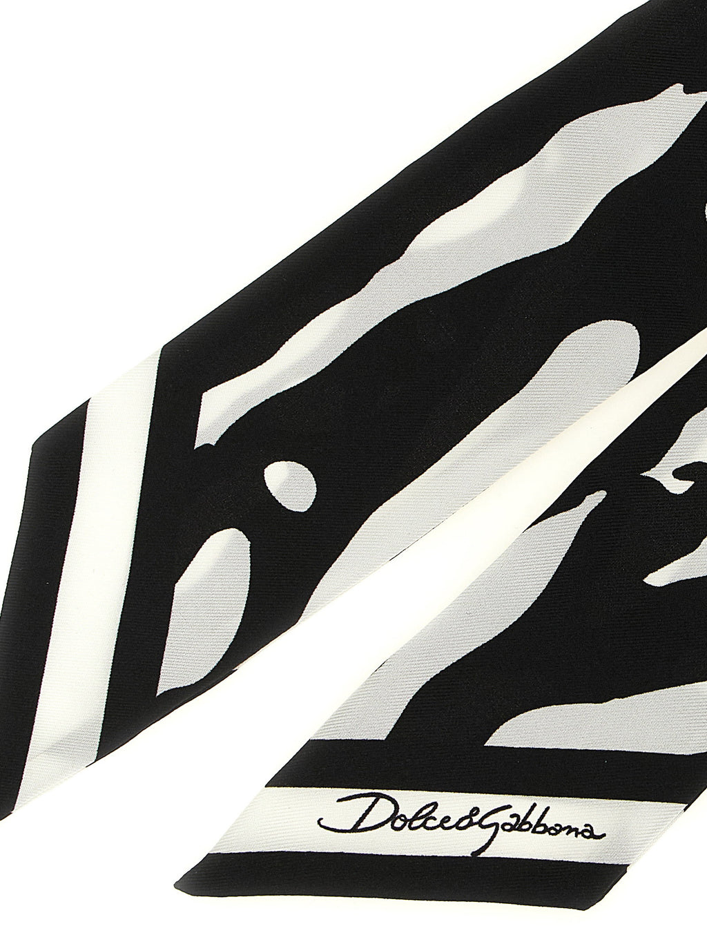 Dolce & Gabbana Zebra Print Scarf