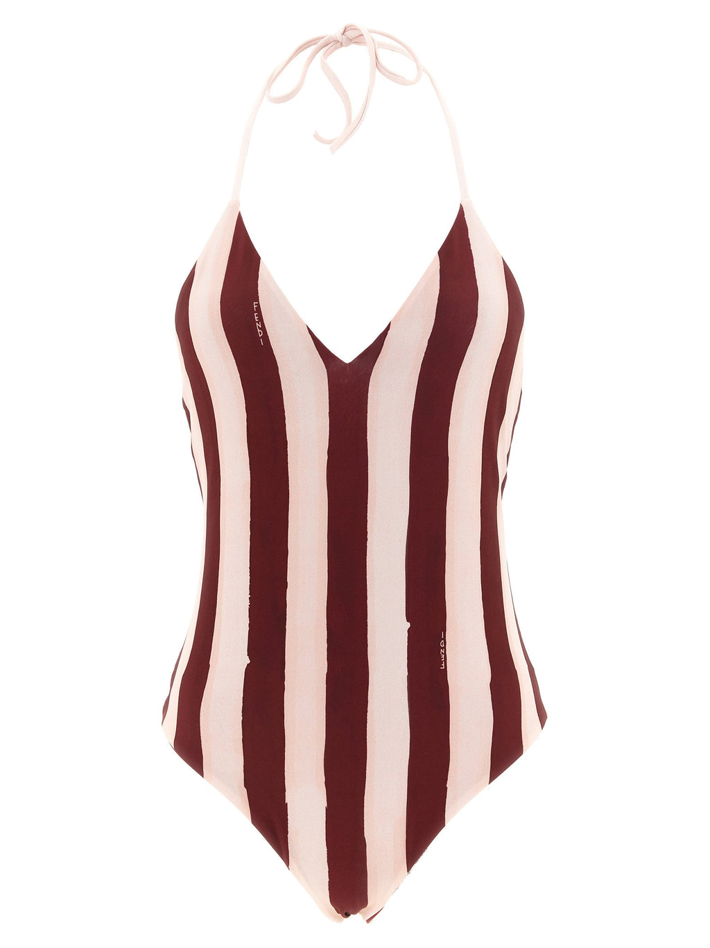 Fendi Pequin One-piece Swimsuit