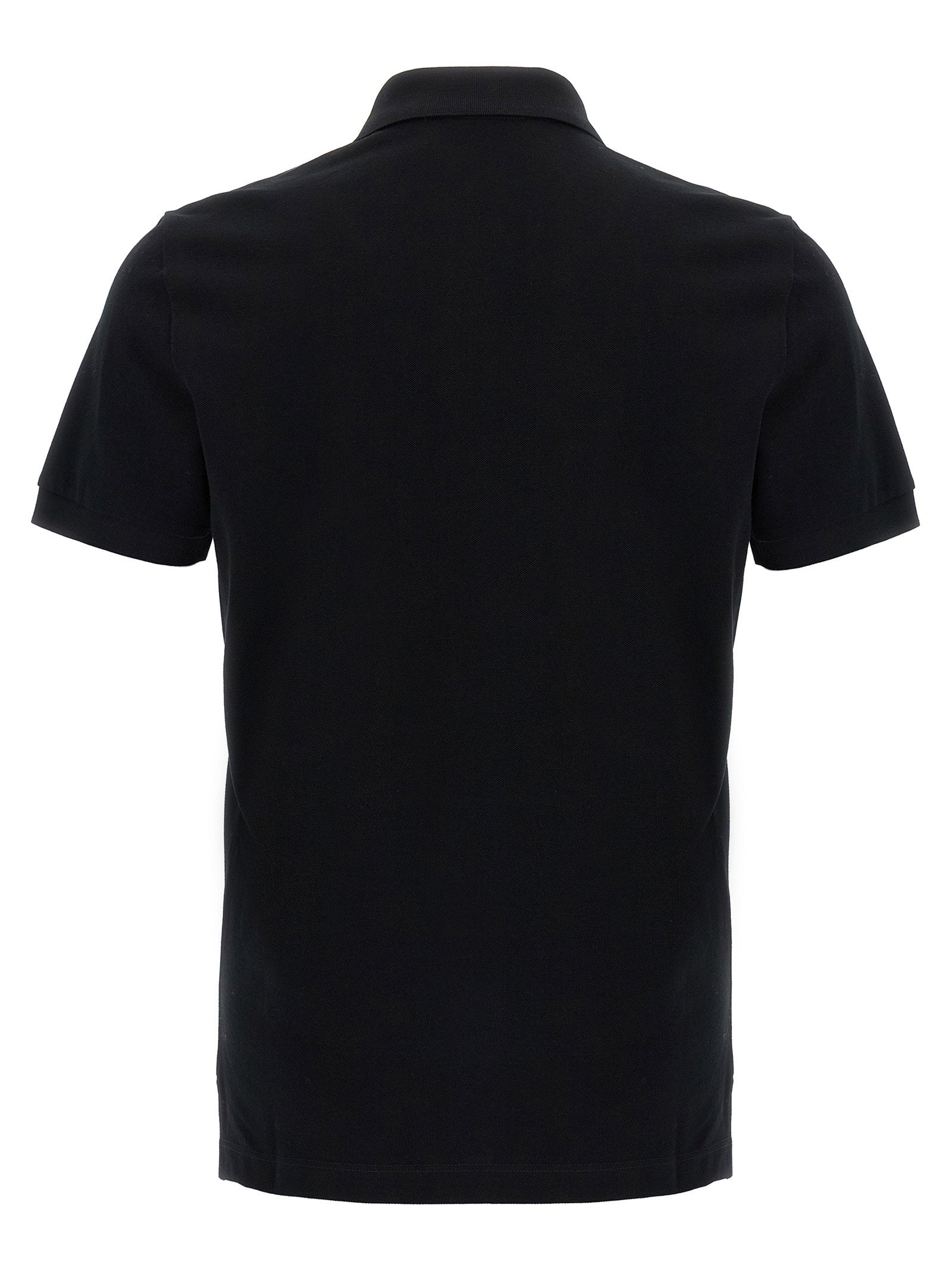 Fendi Ff Metallic Logo Polo Shirt